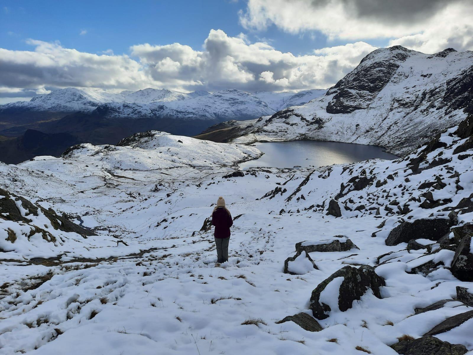 A Snowy Hike in the Langdales inc. High Raise and 3+ Wainwrights | Lake District National Park